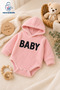 Welsoft Baby Hooded Fleece Bodysuit