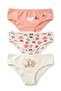 Girl's 3-Piece Cotton Panties with Printed Extra Comfort Fit (8820-3)