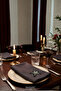 مجموعة رقعات قماشية منسوجة قابلة للكي، نموذج نجمة مزينة بالترتر الفضي - 5 قطع - 4