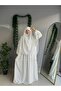 طقم فستان ليزا وسوفليه مظلل مكون من قطعتين مقاس 2