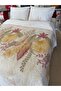 Double King Size Cotton Pique Bedspread Set Alena Pudra 230X250 - 3