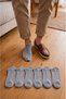 Men's Cotton Combed Cotton Sports Socks Seamless Toe Ankle Length Socks Set of 6 - 2