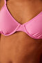 Ροζ Basic Underwire Μπικίνι Τοπ - 4