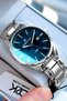 Royal Original Men's Wristwatch Waterproof Silver Color Steel Cord Dke2103C4 - 2