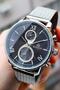 Functions Active Original Steel Mesh Band Calendar Gift for Wife Husband Lover Men's Wristwatch - 3