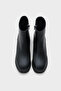 Sherry 1504 Round Toe Side Zipper Medium Heeled Women's Boots - 5