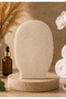 100% Natural Exfoliating Bath Scrub Hard Massage Glove Anti-Ingrown Hair Fiber (White)