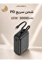 باور بانك بسعة 30000 مللي أمبير مع شحن سريع بتقنية PD بقوة 65 واط