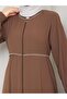 Casual Hajj and Umrah Embroidered Mevlana Ferace - 3