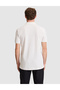 White Slim Fit Knitted Textured Buttoned Polo Collar T-Shirt 50309959-Vr013 - 5