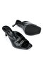 , Women's Heeled Slippers 161996Z612 Black - 6