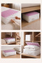 53X44X20Cm under Bed and Closet Organizer - Storage Pink Striped Duvet and Pillow Organizer - 3