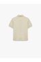 Cotton Short Sleeve Basic Polo Collar School T-Shirt - 4