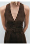 Belted Linen Dress - 7