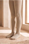 Girl's Glittery Pantyhose Ecru