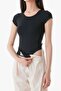 Basic Crew Neck Snap Body - 7