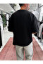 Black Two Thread Basic T-Shirt By-1208/363 - 6