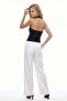Wide Leg Trousers with Pockets - 3