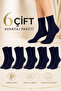 Women's Bamboo Sock Socks 7028 Pack of 6 Navy Blue