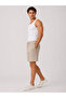 Gabardine Back Pocket Detailed Waffle Men's Shorts - 2