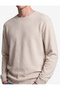 Cotton Long Sleeve Textured Basic Crew Neck Sweatshirt - 4