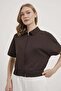 Armalife 7833 zippered neck short sleeve premium women's sweatshirt