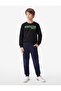 Raised Jogger Sweatpants with Lace-Up Waist Pocket Detail