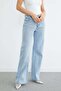 Stone Bow Detailed Palazzo Jeans - 6