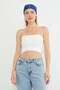 Basic Covered Strapless Bustier