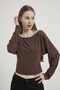 Armalife 6895 Low Shoulder Soft Women's Blouse