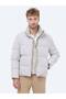 معطف منسوج كاجوال بياقة واقفة من Stone Regular Fit - 3