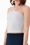 Ribbed Cross Strap Crop Body - 7