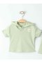 Baby Organic Cotton Basic Hooded Tshirt Shorts Set - 2