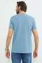 Honeycomb Fabric Crew Neck T-Shirt - 8