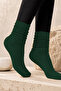 Original Women's Long Boot Socks Premium Thick Drawstring Slouchy Long Socks Soft Textured Cotton Terry Sole Boot Socks Compatible with Aerobics Knee-Length Dust Socks Home Sleep Comfortable Daily Warm Winter Socks - 2