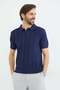 Patterned Apaş Collar Knitwear T-Shirt - 2