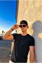 Men's Casual Summer Crew Neck Black Basic T-Shirt - 2