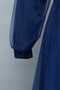 Front Stone Detail Draped Belted Tulle Evening Dress - 7