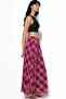 Bdart High Waist Floral Print Maxi Skirt - 2