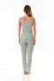 Striped Strappy Lace Pajama Set - 6