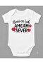 My Uncle Loves Me the Most Printed Snap Fastener Baby Bodysuit