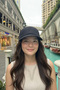 Women's Black Glittery Hole Hat |   Işıltılı Lace-Like Knit Kep Model - 5