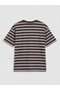Original Oval Collar Striped Boys' T-Shirt - 4