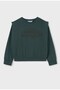 Girl's 7468 Shoulder-Sholded Sweatshirt Gkm0075