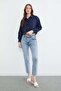 Buttoned Crop Shirt with Tie Front - 2