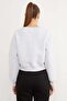 3 Thread Teddy Bear Embroidered Crew Neck Sweatshirt - 5