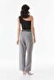 Basic Single Sleeve Crop Blouse - 6