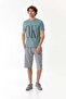 98 Printed Pocket Zippered Capri