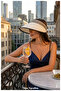 Adjustable Women's Straw Visor Hat That Lets You Enjoy the Sun