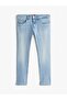 AUSTIN SLIM TPRD BI0216 CO بنطال جينز أزرق للرجال - DM0DM21033